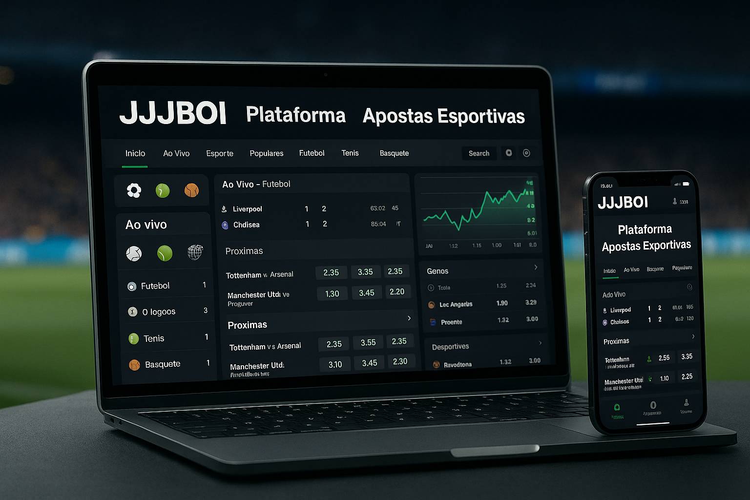 Apostas esportivas no cassino online JJJBOI