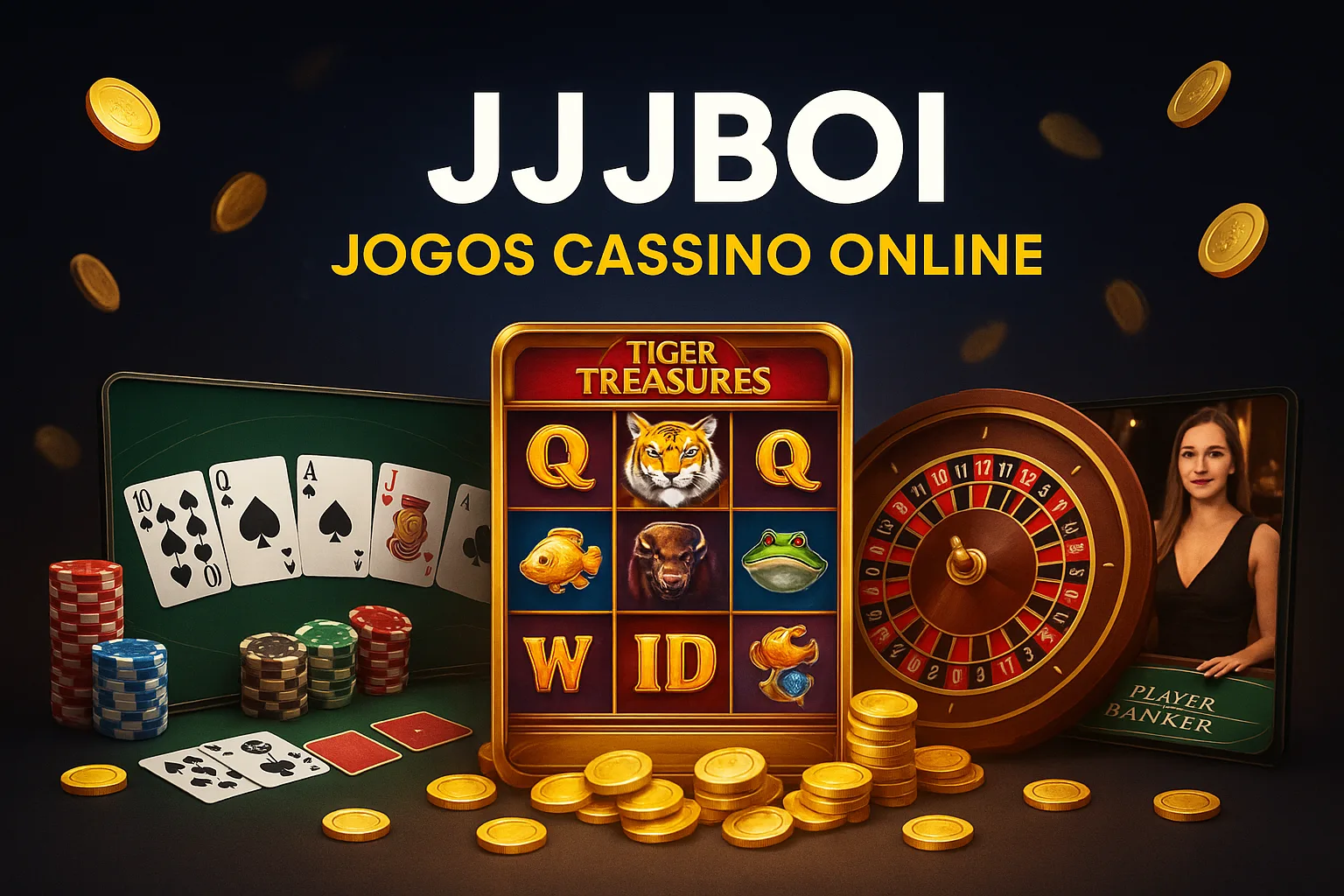 Jogos de cassino online inovadores e emocionantes na JJJBOI
